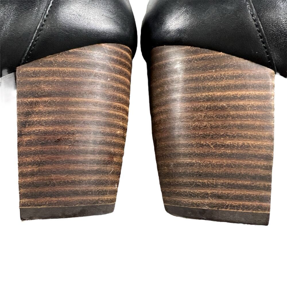 Black Leather Ankle Boots - Picture 10 of 10